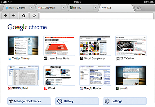 iPad用Google Chrome