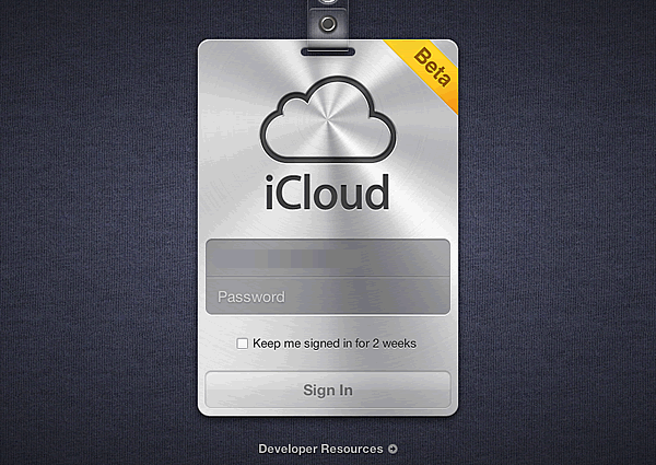 iCloud.com Beta版がオープン